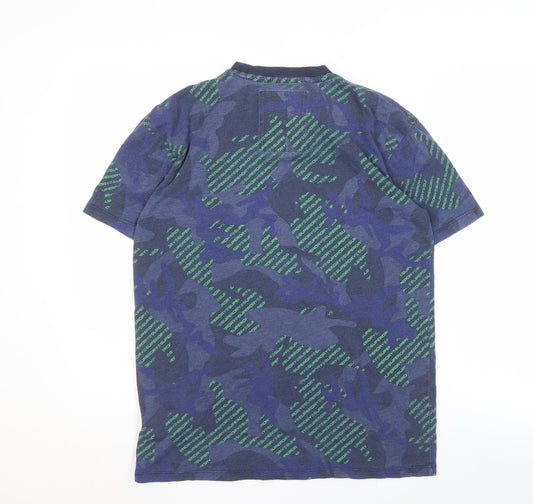Mens UK Size XS Superdry Blue T-Shirt