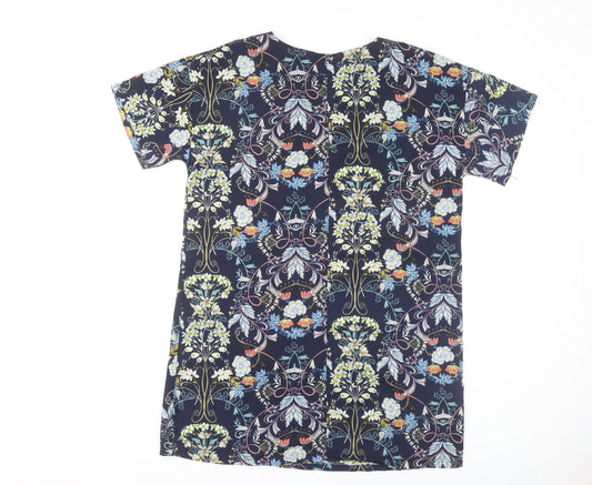 Boohoo Women's Multicoloured Floral Dress Size 12