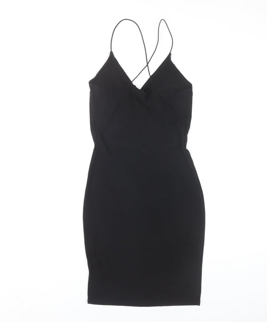 Club L Women's Black Bodycon Dress, S - Party Chic