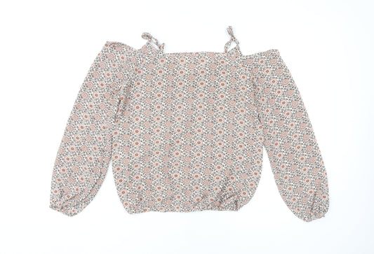 Womens UK Size 6 VILA Multicoloured Basic Blouse