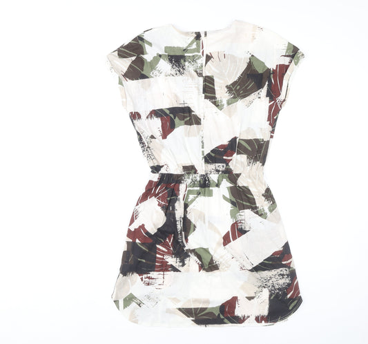 Next Women's Multicoloured Dress Size 10 Short Sleeve
