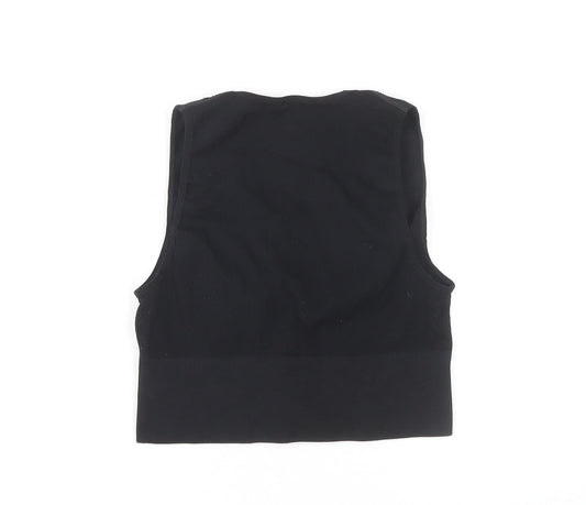 Urban Outfitters Women's Black V-Neck Tank - XL