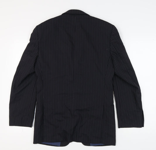 Mens UK Size 36 Marks and Spencer Regular Blue Suit Jacket