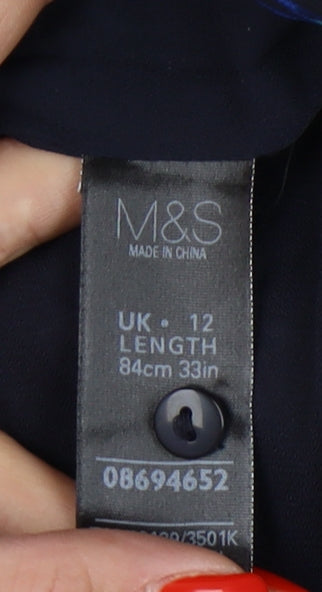 Marks and Spencer Women's Geometric A-Line Skirt Size 12