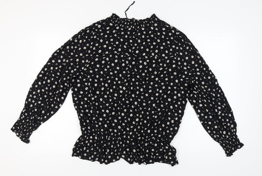 Womens UK Size 18 Marks and Spencer Black Basic Blouse