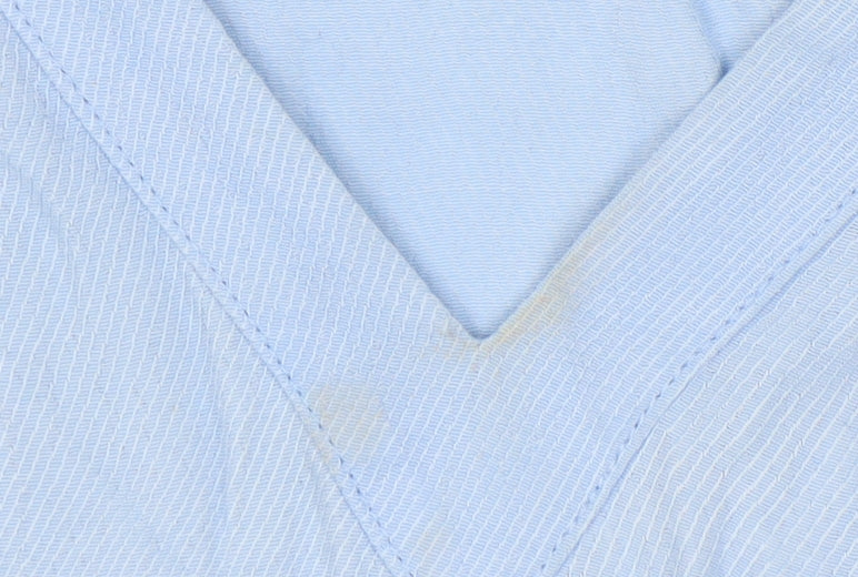 Womens UK Size 6 Miss Selfridge Blue Basic Blouse