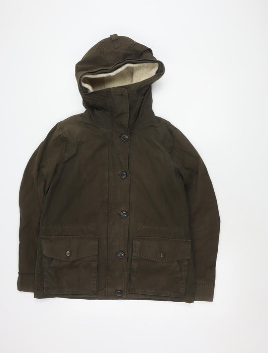 Mens UK Size S Gap Green Overcoat