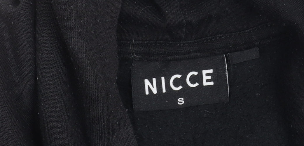 Mens UK Size S NICCE Black Pullover Hoodie