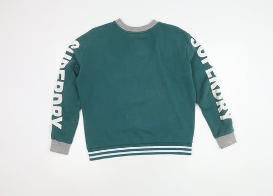 Superdry Green Pullover Sweatshirt S Unisex Adults