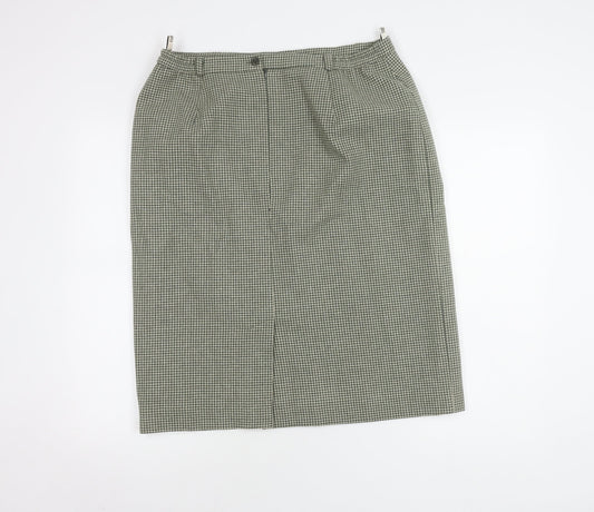 Eastex Women's Grey Midi Pencil Skirt Size 16