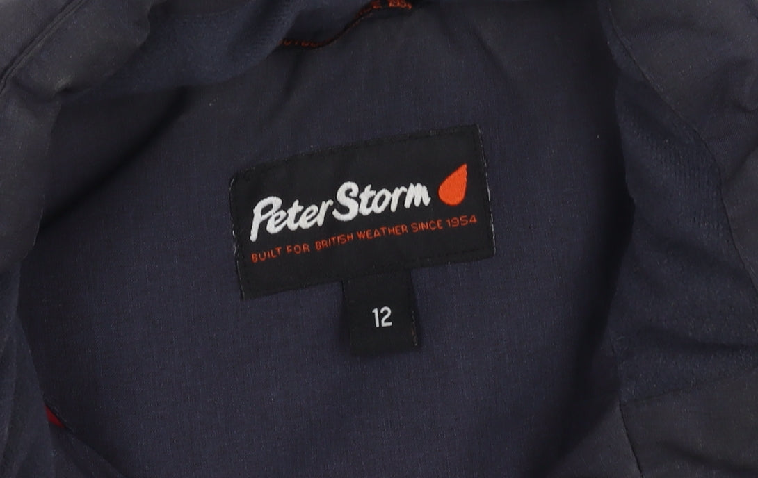 Womens UK Size 12 Peter Storm Blue Puffer Jacket
