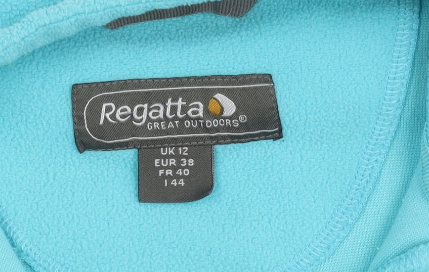 Regatta Women's Blue Fleece Sweatshirt Size 12