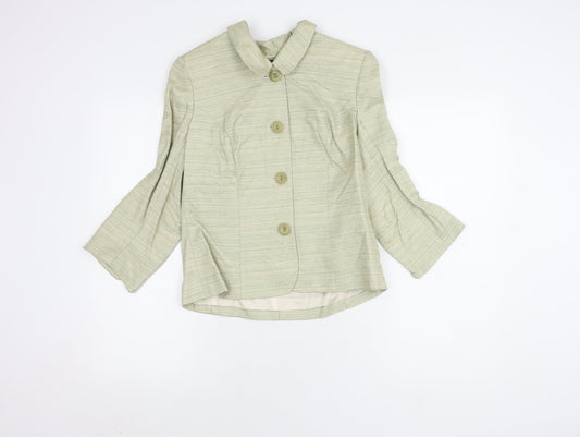 Womens UK Size 10 Alexon Regular Green Blazer
