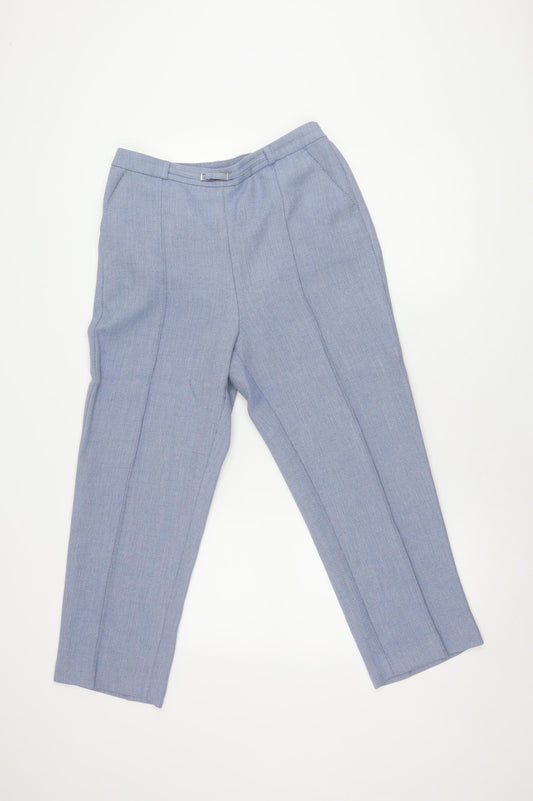 Womens UK Size 12 Honor Millburn Relaxed Fit Casual Blue Trousers