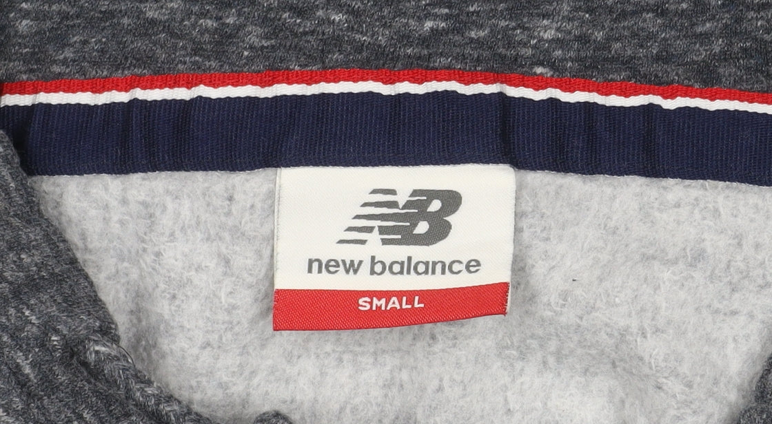 Womens UK Size S New Balance Grey Pullover Sweatshirt