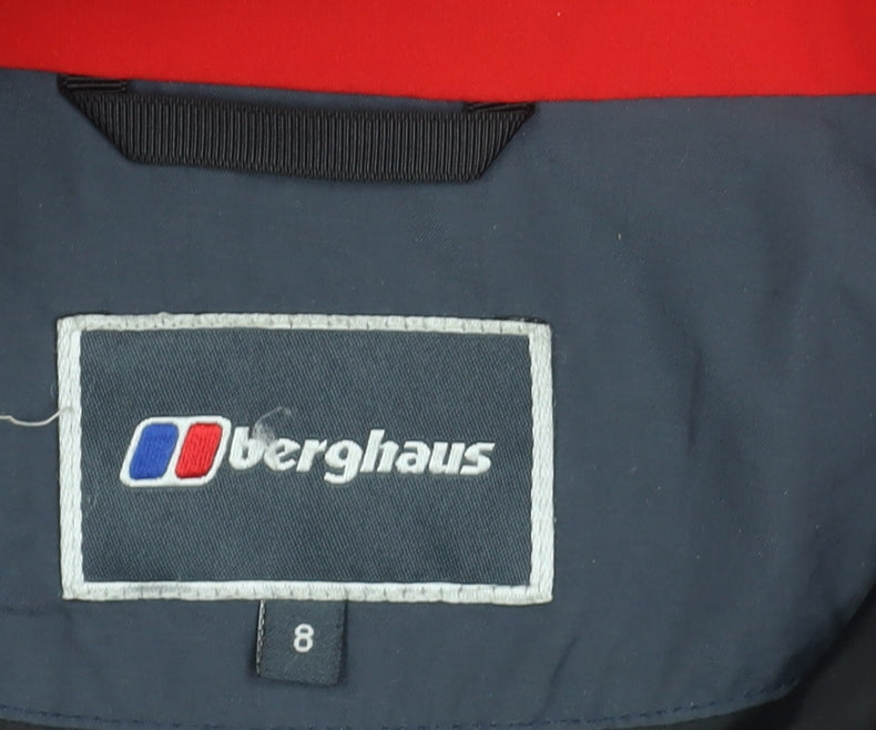 Berghaus Women's Red Waterproof Anorak Jacket Size 8