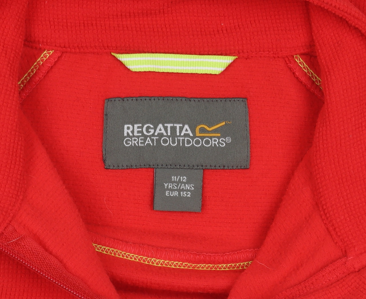 Regatta Girls Red Fleece Mid Jacket 11-12 Yrs