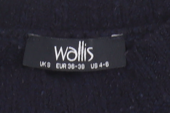 Womens UK Size 8 Wallis Black Pullover Jumper