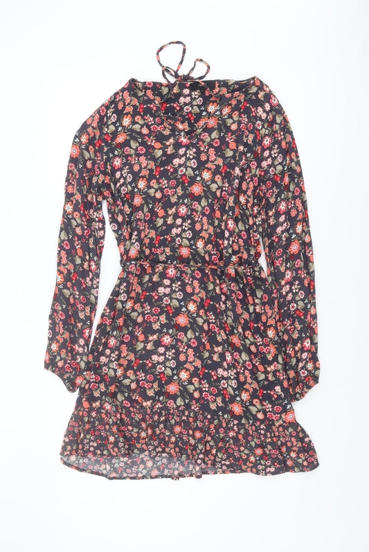 Next Women's Floral A-Line Short Dress Size 10