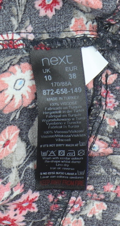 Next Women's Floral A-Line Short Dress Size 10