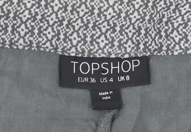 Topshop Women's Multicoloured Floral Shorts Size 8