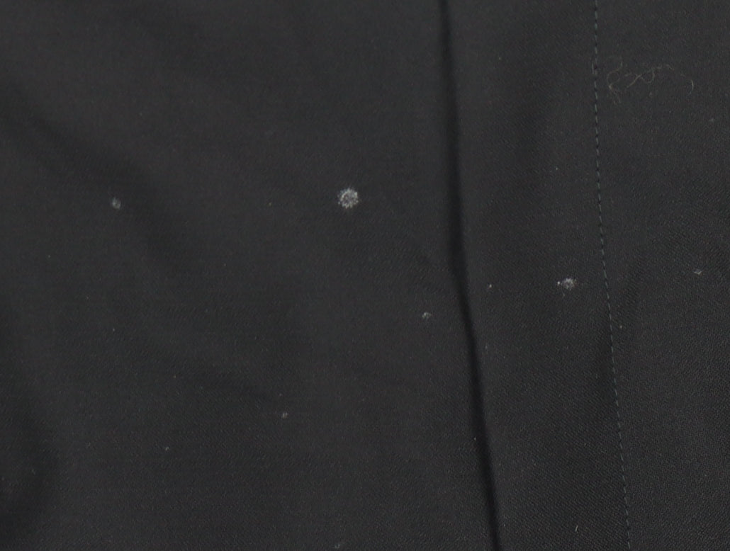 Mens UK Size 46 Aquascutum Classic Fit Formal Black Trousers