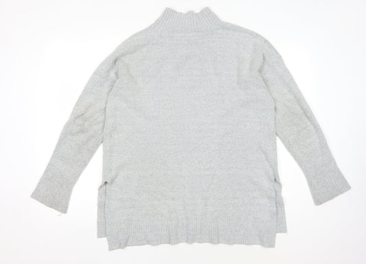 Womens UK Size S Oasis Grey Pullover Jumper