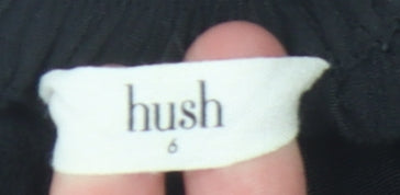 Hush Women's Black Long Pencil Skirt Size 6