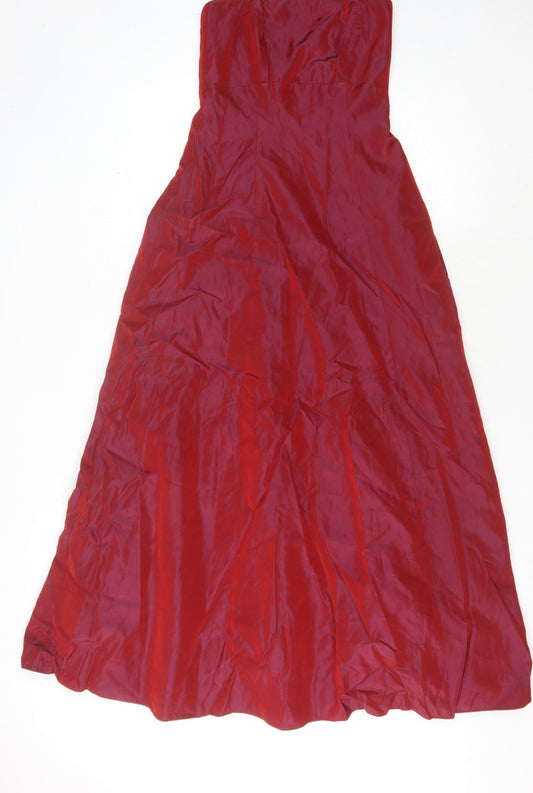 Debenhams Women's Red Ball Gown Dress Size 6