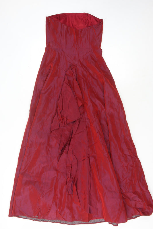 Debenhams Women's Red Ball Gown Dress Size 6