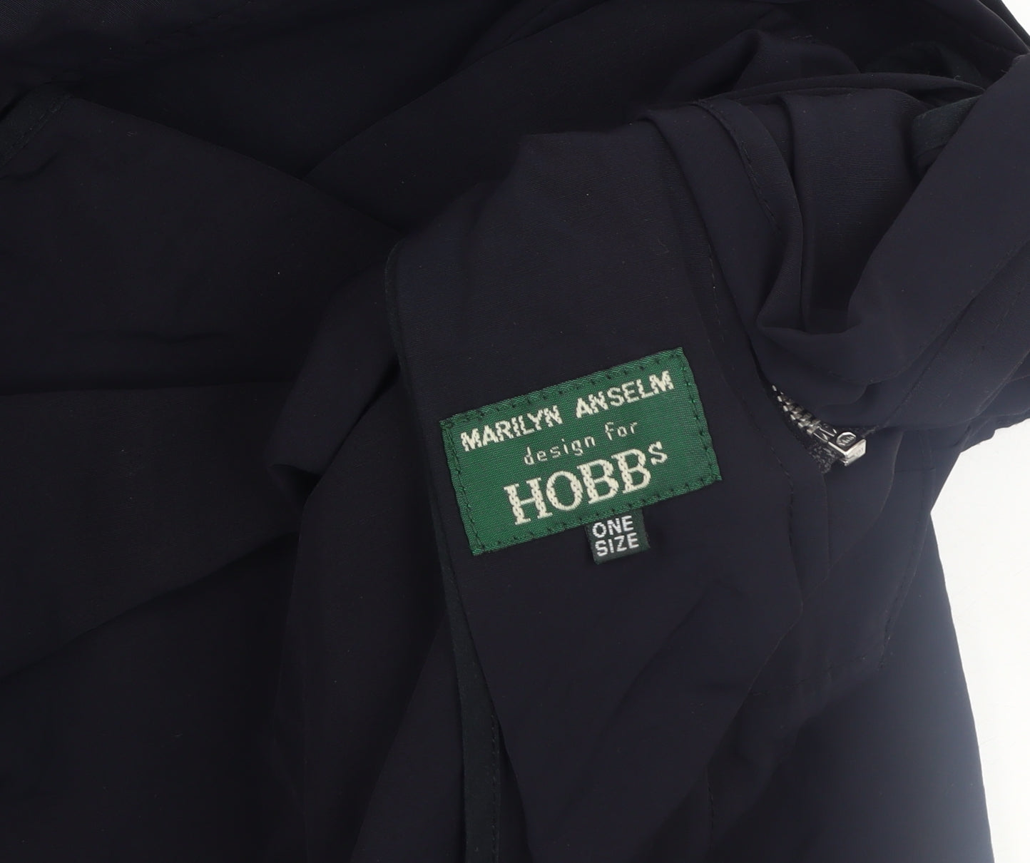 Hobbs Black Women's Hooded Long Coat, One Size, Casual Wear