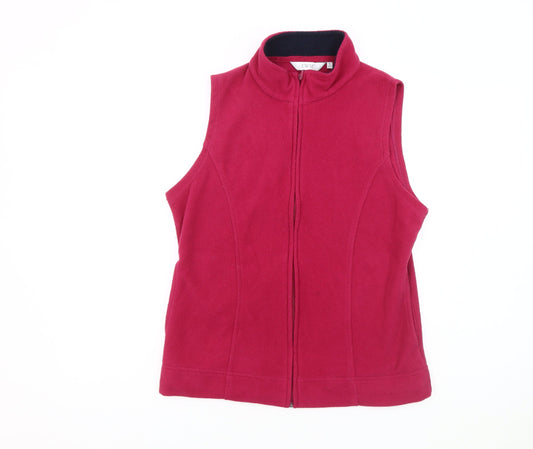 Womens UK Size S EWM Red Gilet