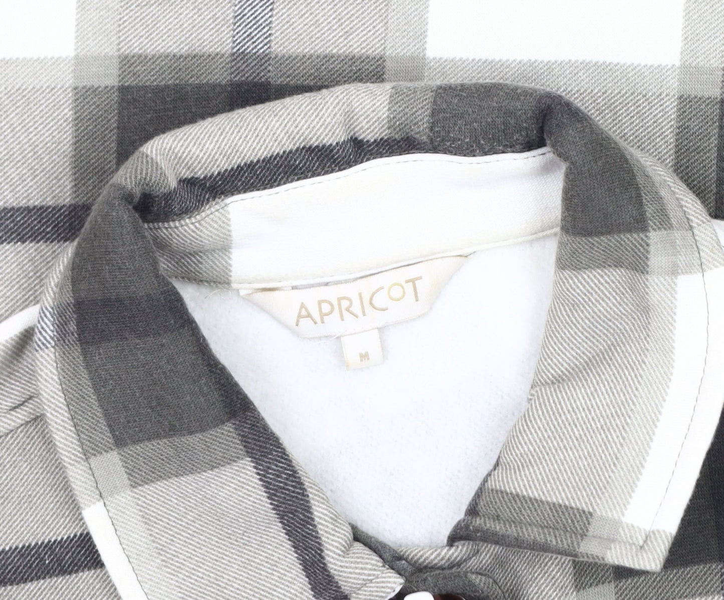 Apricot Women's Grey Plaid Shacket - Size M