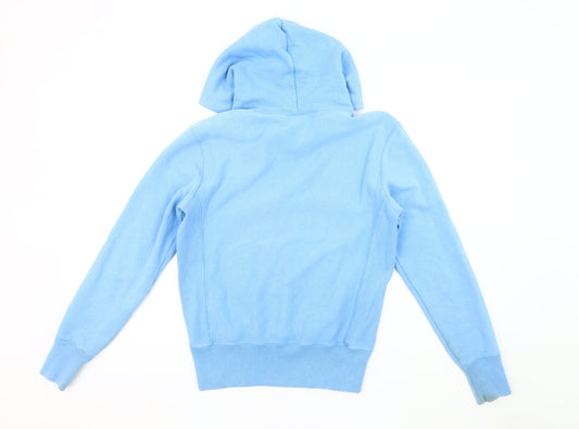 Unisex Adults UK Size S Champion Blue Pullover Hoodie