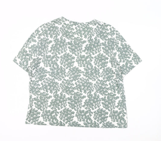 Womens UK Size 16 Eastex Green Basic T-Shirt