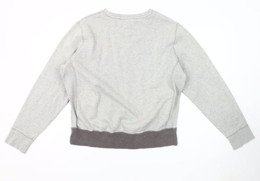 Mens UK Size L Nike Grey Pullover Sweatshirt