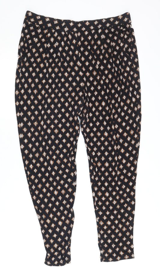 Womens UK Size 12 Debenhams Black Trousers