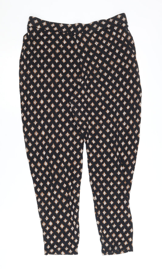 Womens UK Size 12 Debenhams Black Trousers