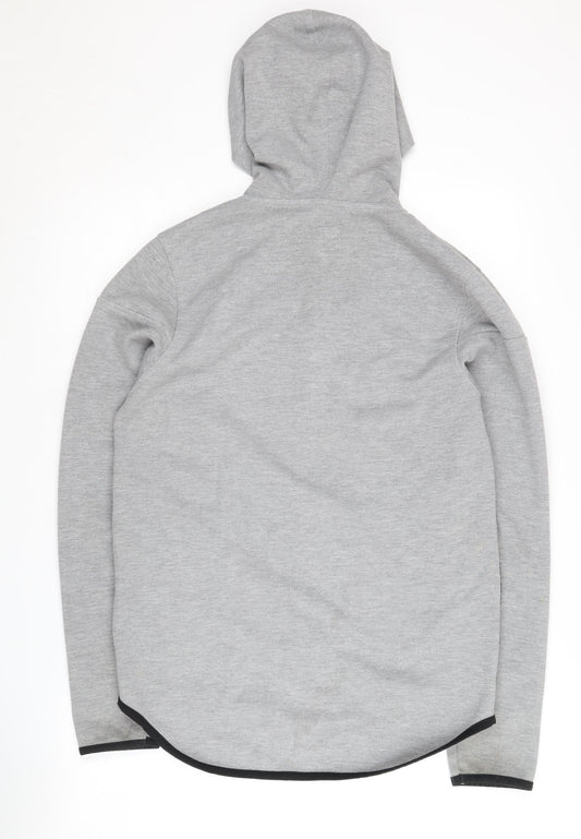 Mens UK Size S JACK & JONES Grey Full Zip Hoodie