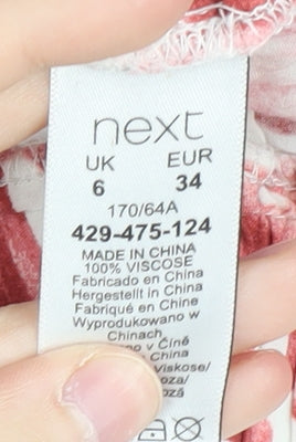 Next Women's Floral Viscose Shorts Size 6