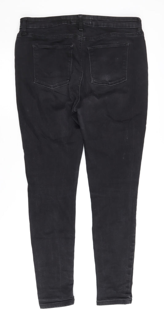 V by Very Women's Black Skinny Jeans, Size 29