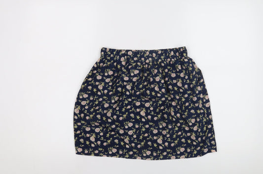 Brave Soul Women's Floral Mini Skirt - Size S, Multicoloured