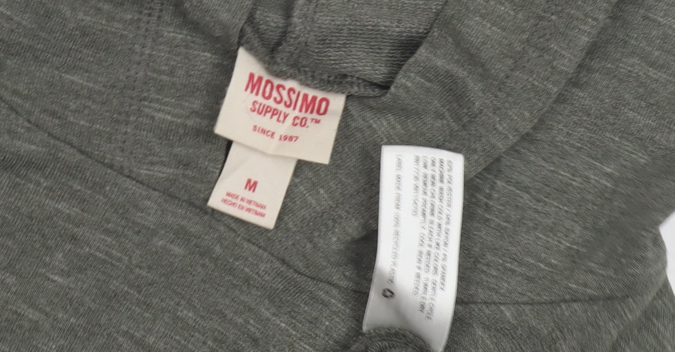 Mossimo Women's Grey Hoodie - Size M, Casual Relaxed Fit