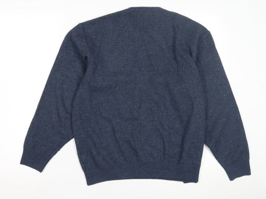 Wolsey Men's XL Blue Pullover Crew Neck Jumper