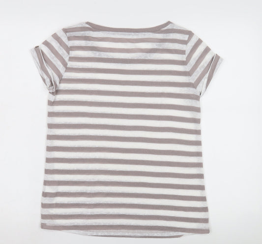 Womens UK Size 8 Marks and Spencer Multicoloured Basic T-Shirt