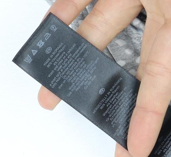 Hobbs Women's Black Geometric Dress Size 14 Casual