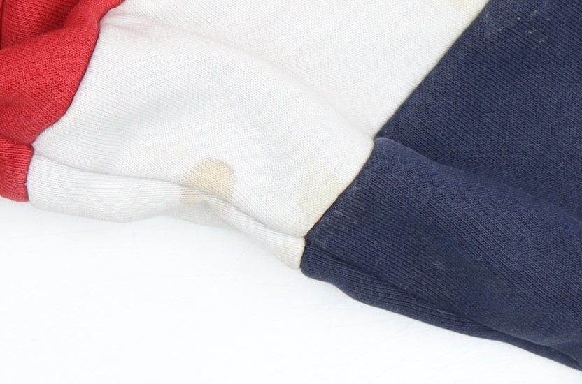 Tommy Jeans Men's Red White Blue Pullover Sweatshirt M