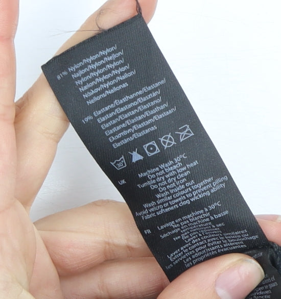 USA Pro Women's Black Geometric Leggings Size 6