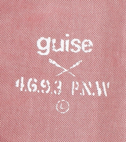 Guise Men's Red Short Sleeve Button-Up Shirt
