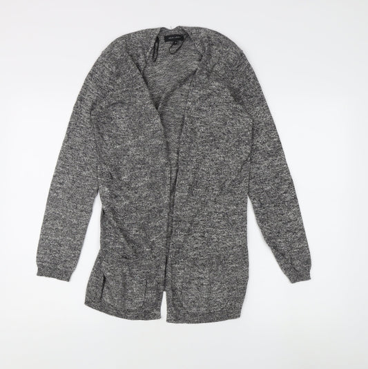 New Look Women's Grey Long Sleeve Open front Cardigan Size 10
